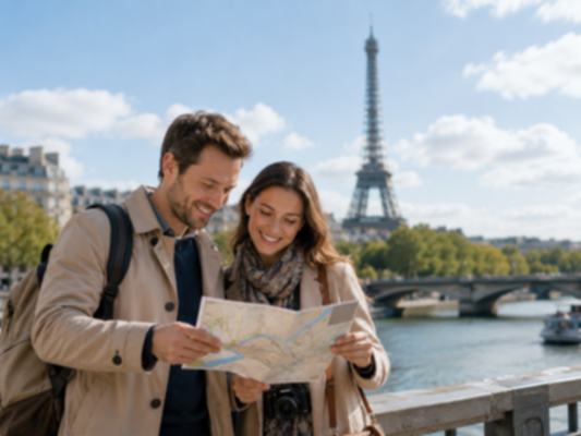 Touristes in Paris